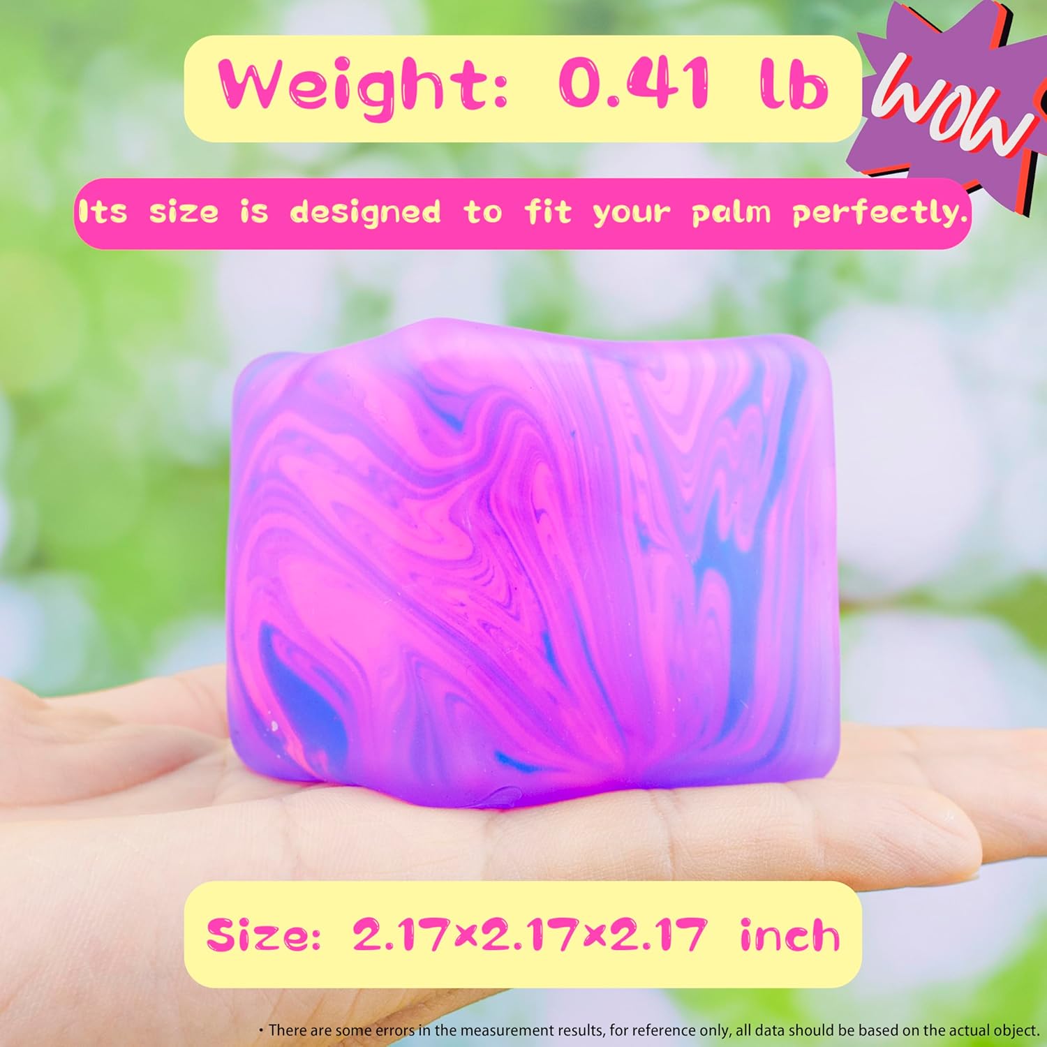 NeeDoh Nice Cube ?C Solid Squish ?C Pink & Blue - Image 4