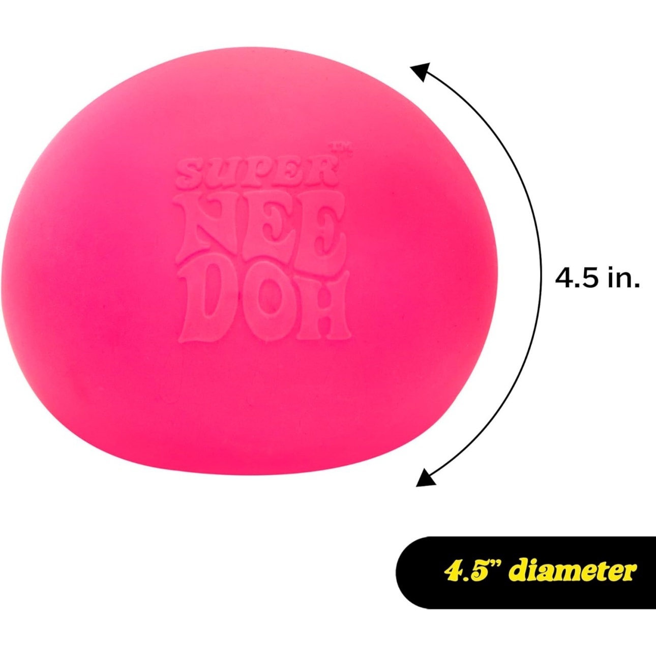 Super NeeDoh - Jumbo Stress Ball - 4.5 - Assorted - Image 3